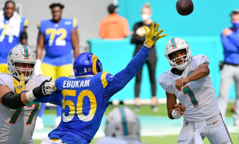 Miami Dolphins vs Los Angeles Rams Match Player Stats