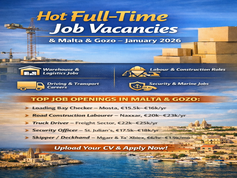 Jobs in Malta