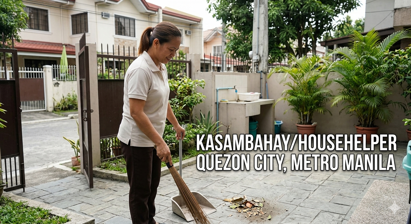 Kasambahay/Househelper hiring Quezon City, Metro Manila