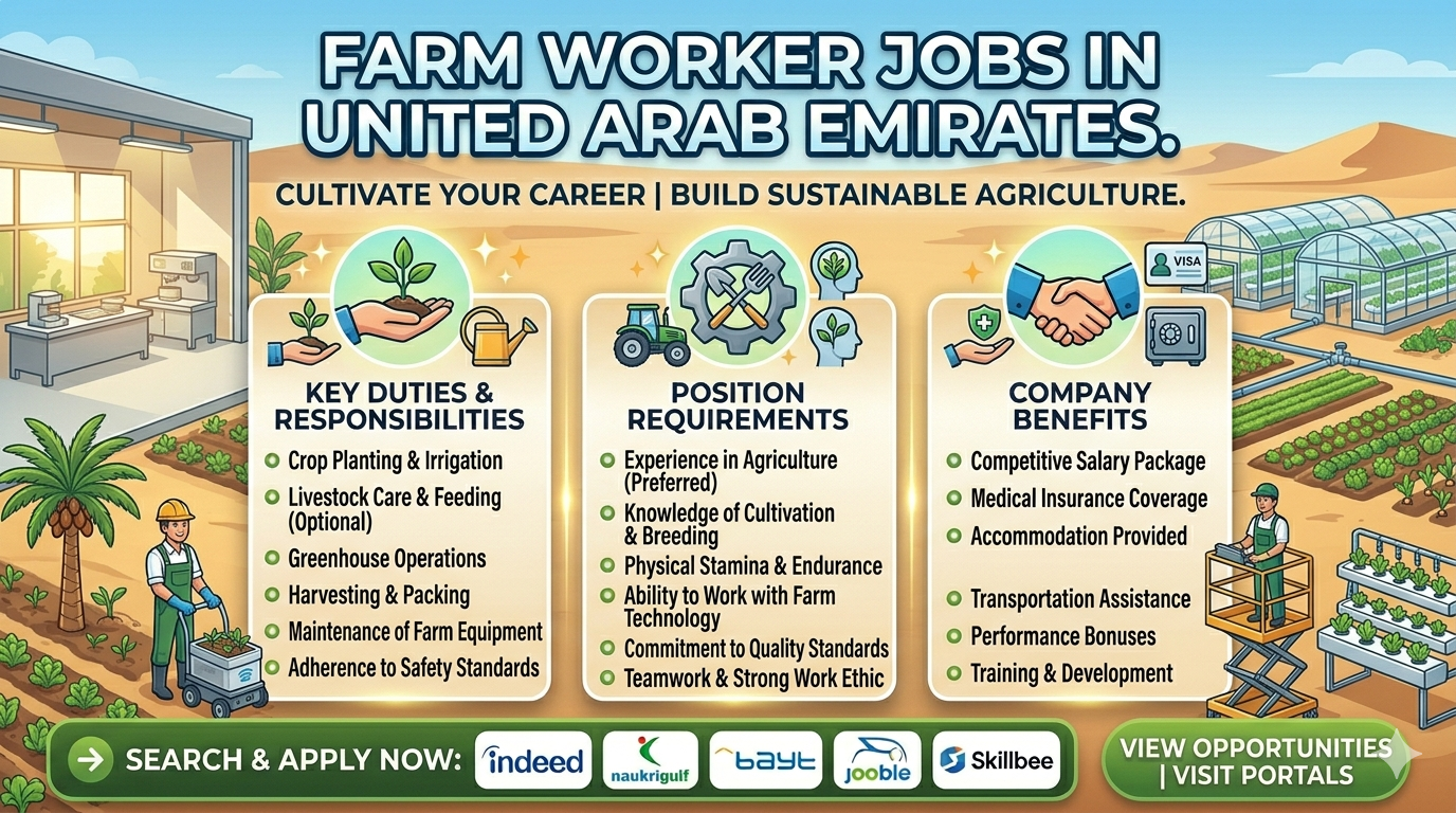Farm Worker Jobs in UAE