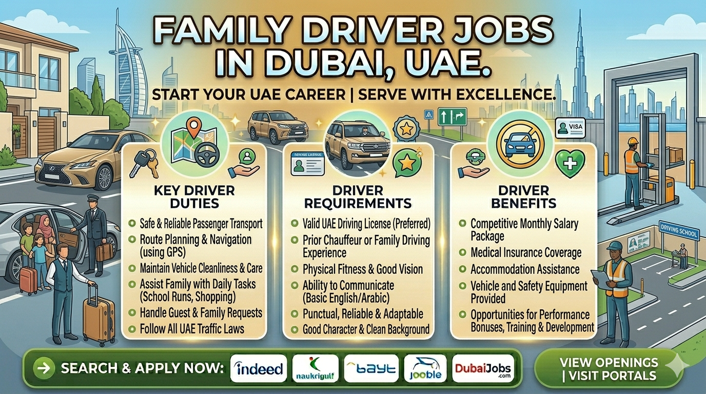 Driver Jobs In Dubai